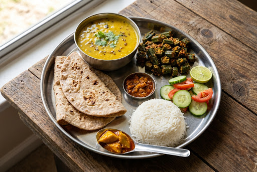 Homestyle classic vegetarian thali